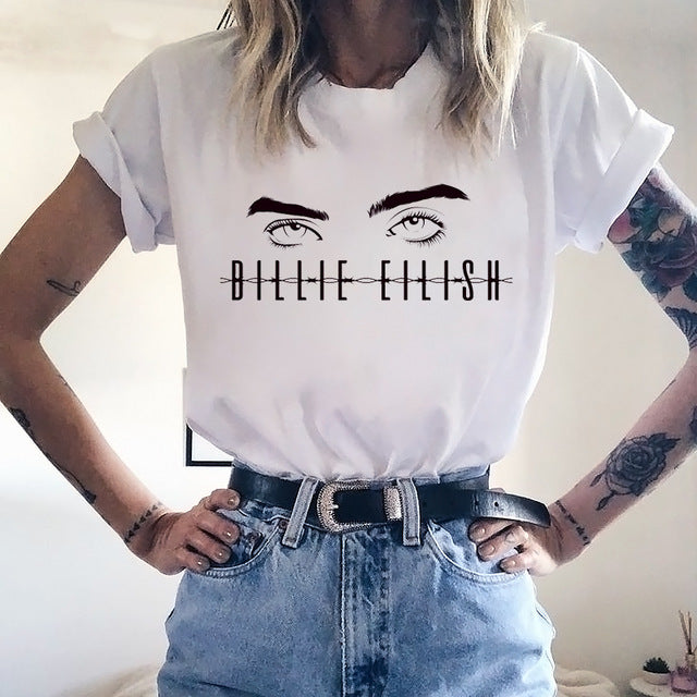 Billie Eilish Tshirt Camisetas Verano