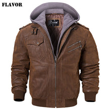 Load image into Gallery viewer, Men&#39;s Real Leather Jacket Men