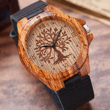 Load image into Gallery viewer, Imitation Wood Watch Men