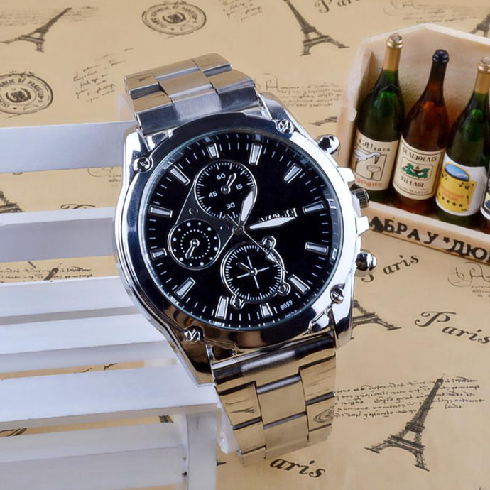 Business Men Stainless Steel Watche Relojes 17mar23