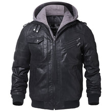 Load image into Gallery viewer, Men&#39;s Real Leather Jacket Men